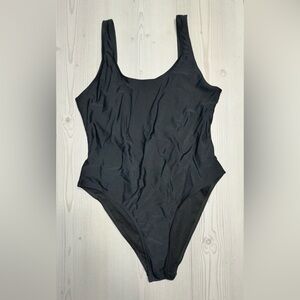 Black One Piece Size L Bathing Suit